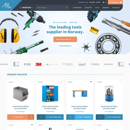 Tool supplier e-commerce