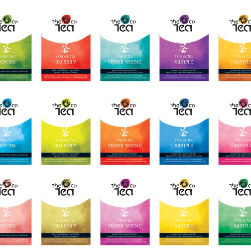 COOL WORK!! Packaging & Logo design for "The Tea Co"