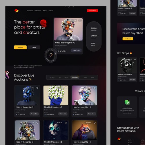 PixelMint || Web Design