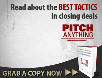 Create the next banner ad for Pitch Anything