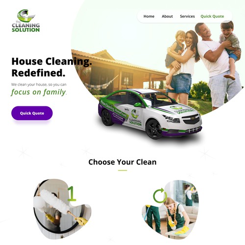 Clean, Modern, Responsive Website Design