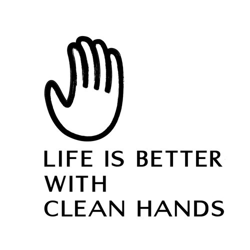 Life is Better with Clean Hands Logo