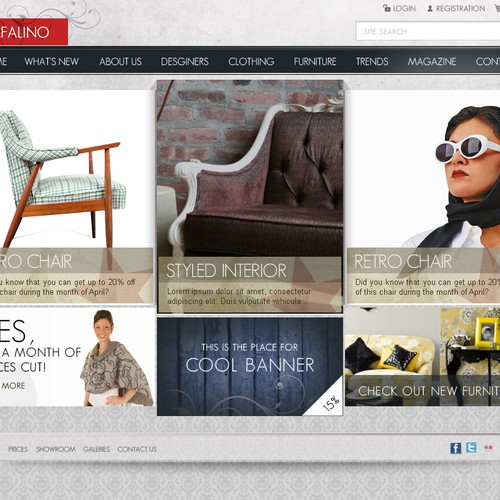 Rafalino needs a new website design