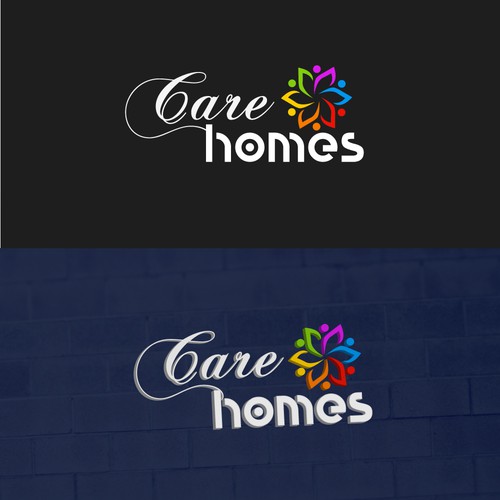 Unique and trendy logo concept for Care Home