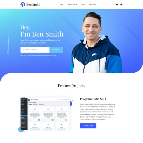 Personal branded blog
