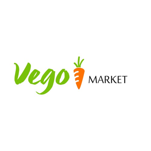 Logo concept for online supermarket
