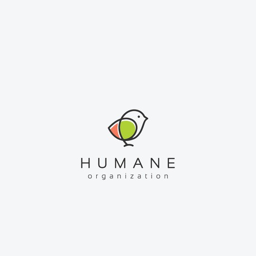 Minimal logo design for animal welfare organization.