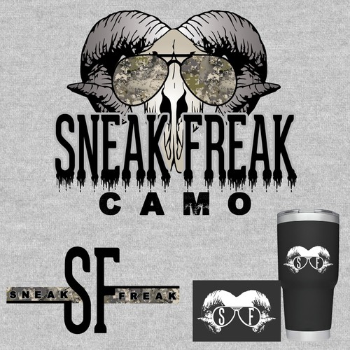 Digital Camo Logo Design