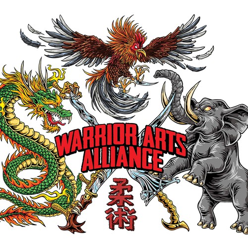BATTLE READY! ... BAD ASS llustration for Warrior Arts Alliance