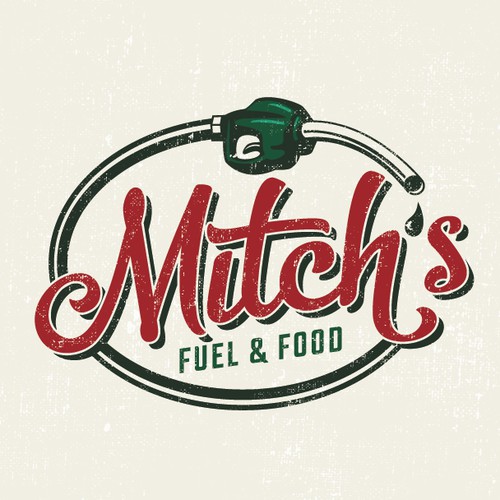 Mitch's Fuel & Food Logo Design