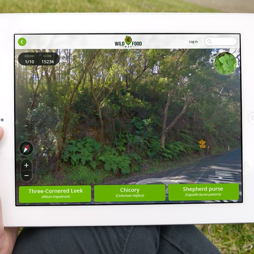 Wild Food Foraging App UI Design