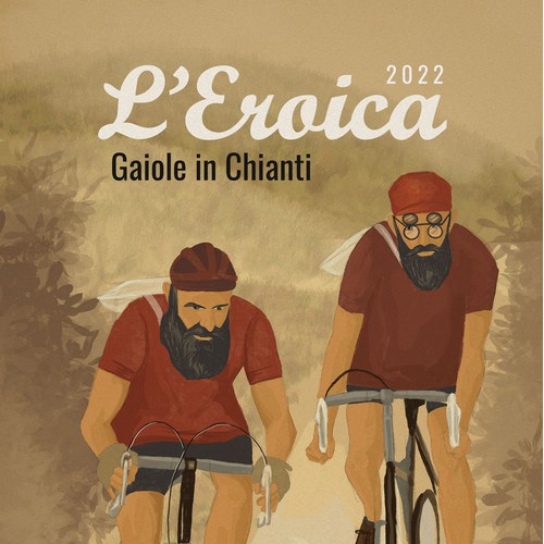 L'Eroica 2022 poster illustration