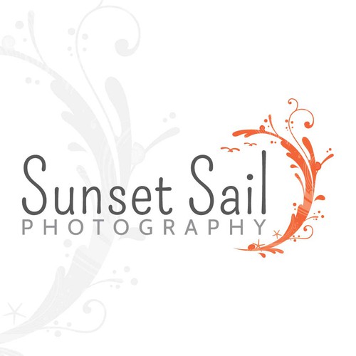 Create a unique and classy logo for a the next big photographer at Sunset Sail Photography