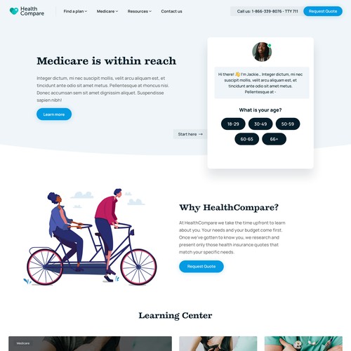 HealthCompare Website