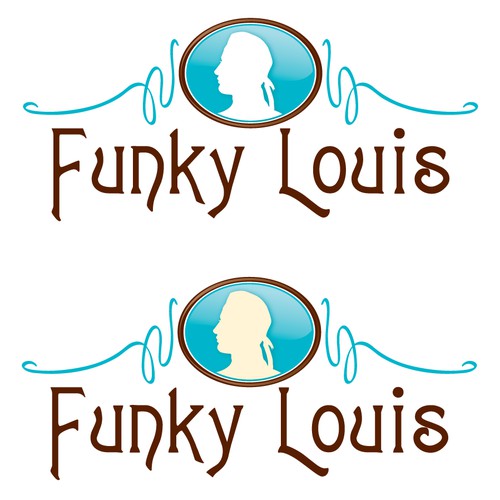 New design wanted for Funky Louis: New French style brand needs Super chic , vibrant & exciting logo