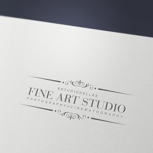 A logo for estudiodellas Fine´Art`Studio photography - cinematography.