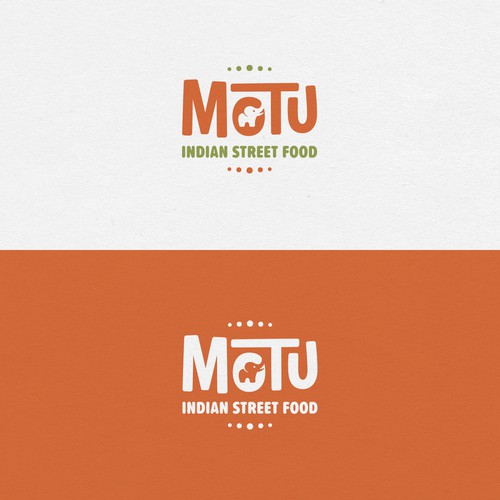 Indian street food logo