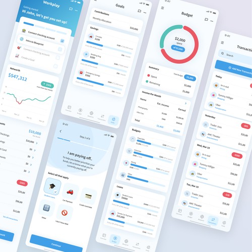 A powerful automated financial planner app