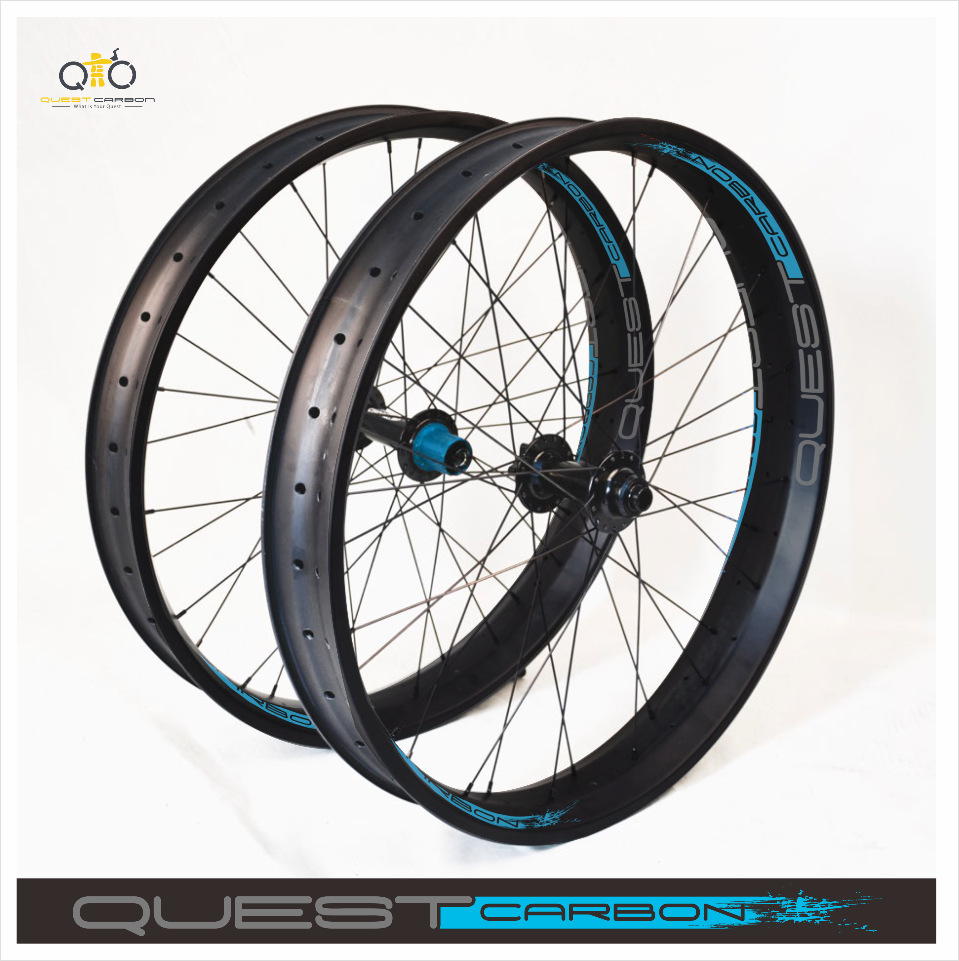 Help me brand my fat bike wheels for Quest Carbon