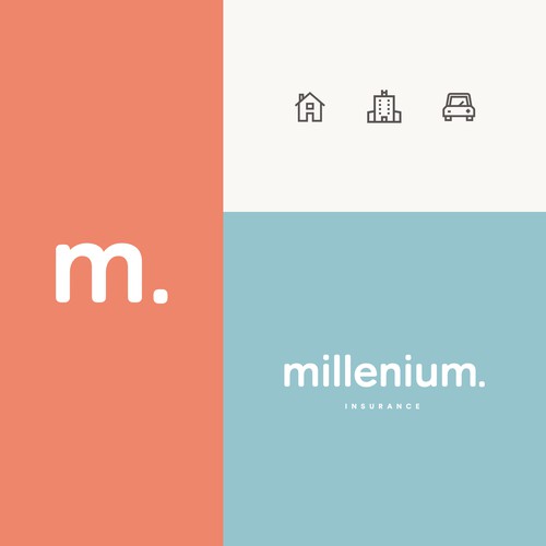 Clean, colorful identity