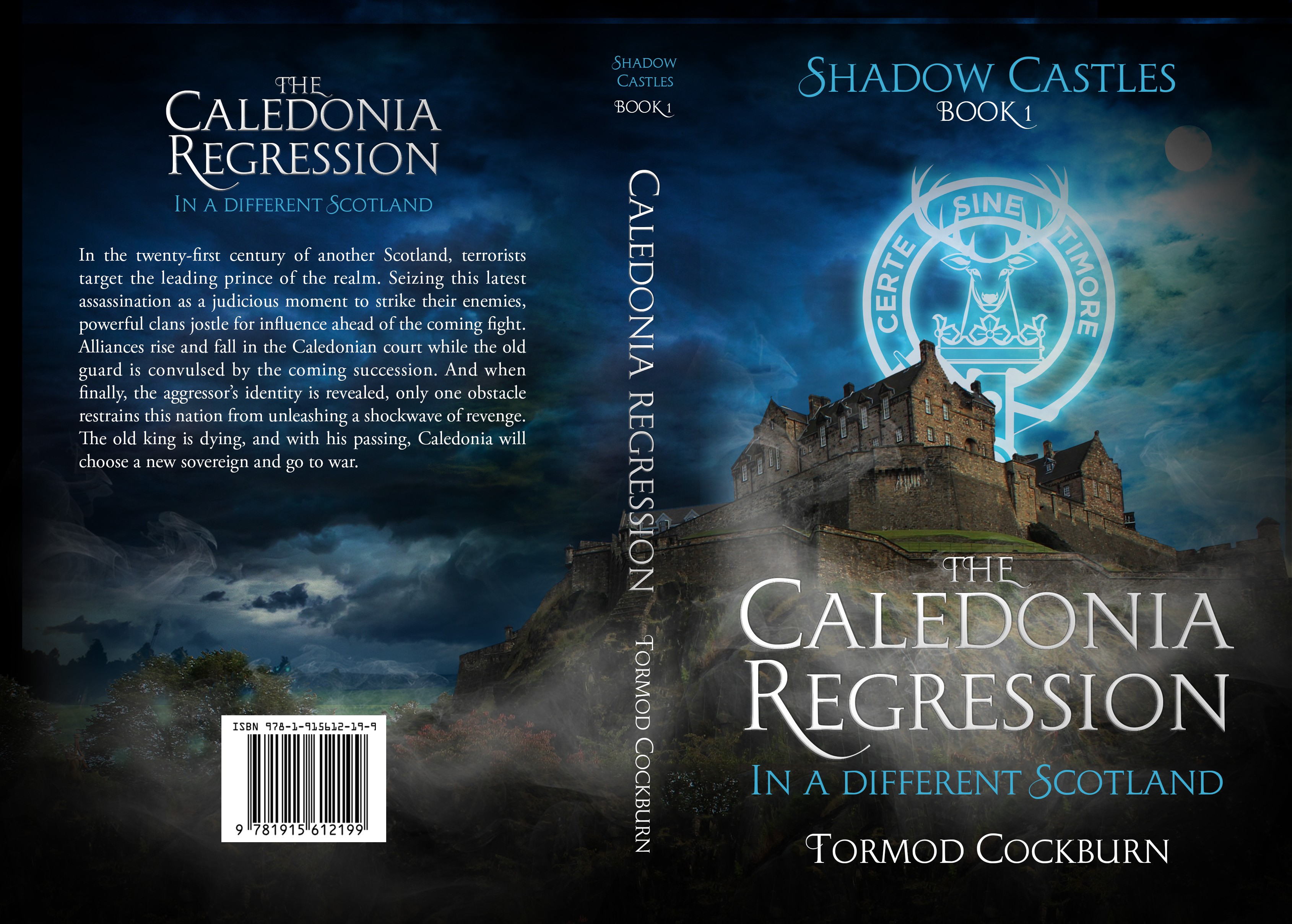 Book cover for the first in a 9 book series, 'Shadow Castle'