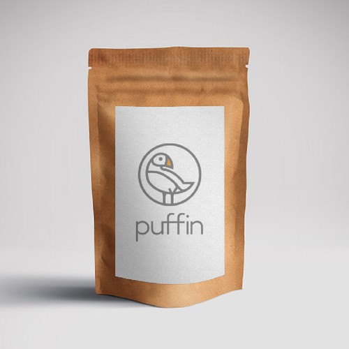 Logo concept for Puffin - Coffee filter