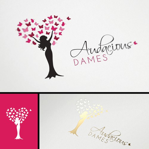 Elegant modern logo for empowering women