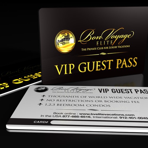 *Prize Guaranteed* Help BonVoyage Elite  Create VIP Travel Card