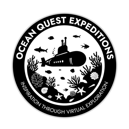 Ocean Quest Expeditions. Logo design.