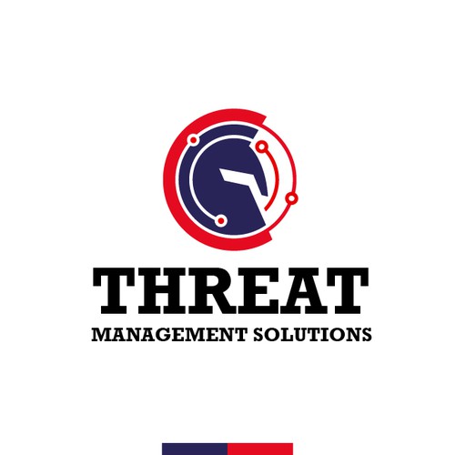 Bold logo concept for Threat logo