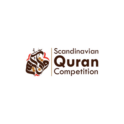 A logo for Scandinavian Quran Competition