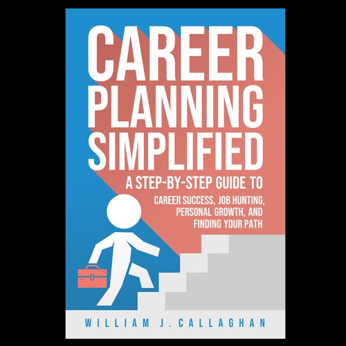 Colorful professional book cover design for career/job