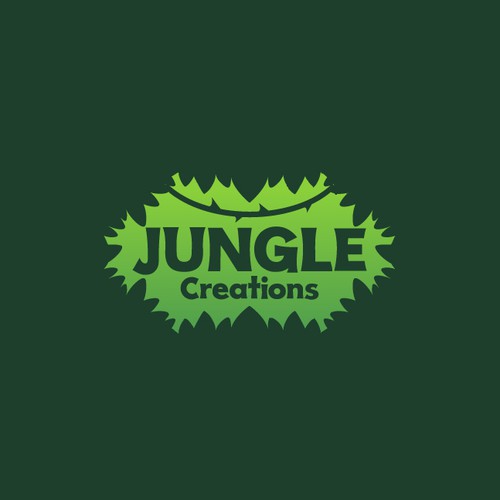 Jungle Creations logo design concept