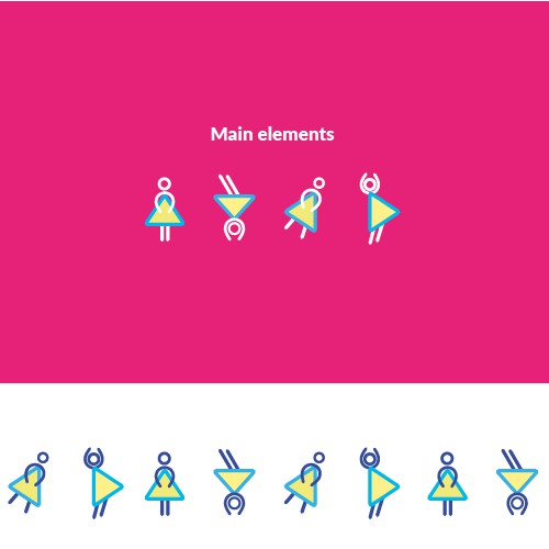 Graphic identity for a women tech conference