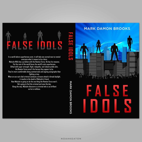 Book cover design for Mark Damon Brooks