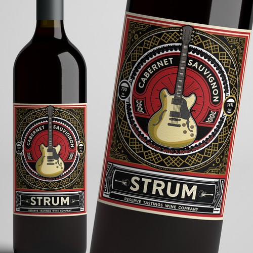 wine label