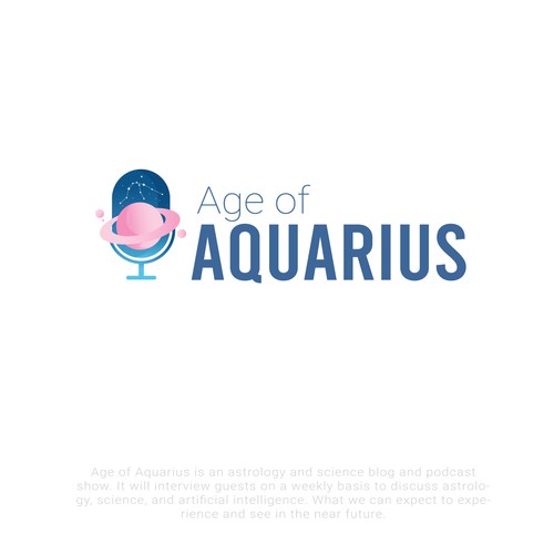 Age Of Aquarius Logo Concept