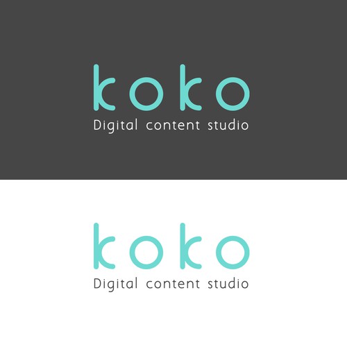 Design a fun modern retro logo for Koko content