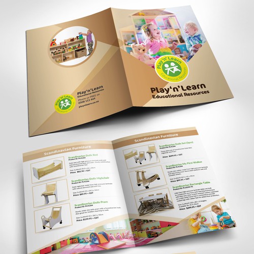 8 Page Brochure Showcasing New Product Range of Childcare Furniture