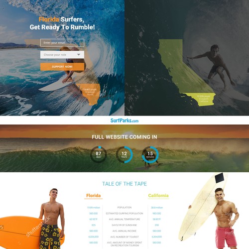 Coming soon page