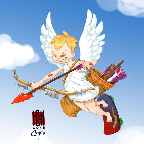 Cupid - commissioned illustration