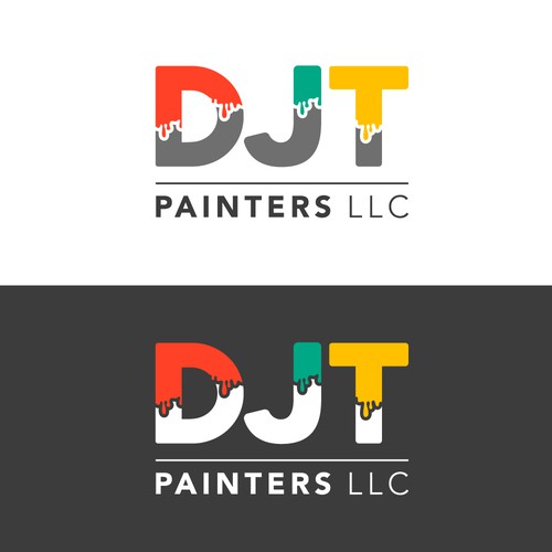 DJT Painters Logo design