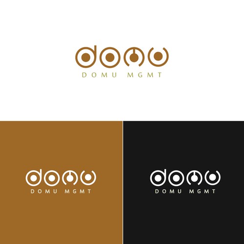 Logo concept for domu management ( meaning "home")