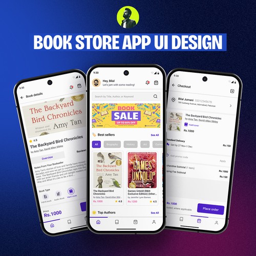 Book Store App UI UX Case Study