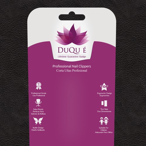 DUQU É Nail Clippets lable