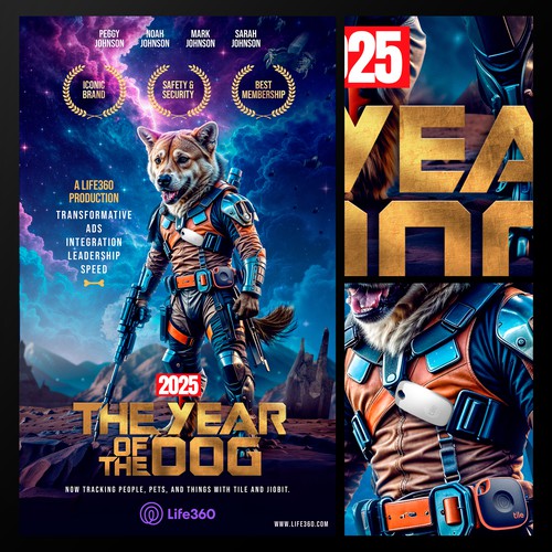 Movie-Style Corporate Poster for Life360