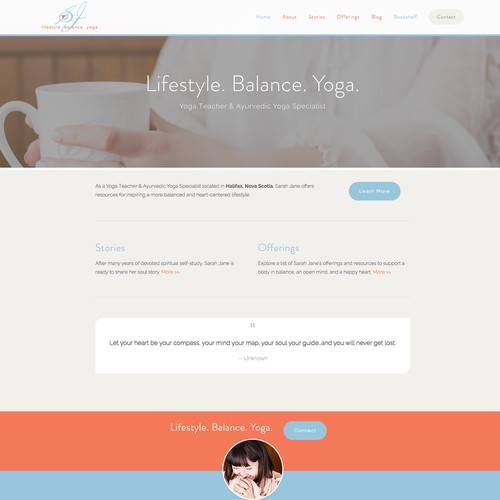 Squarespace Website for Health & Wellness