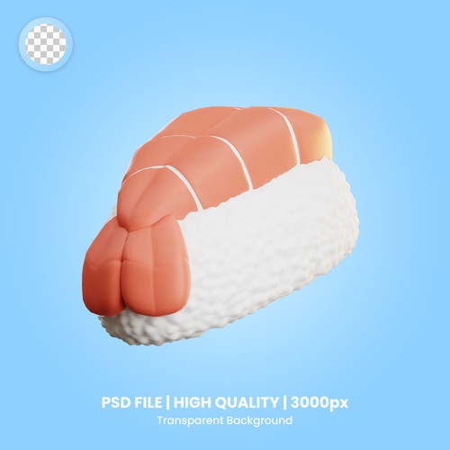 Ebi Nigiri 3D Icon