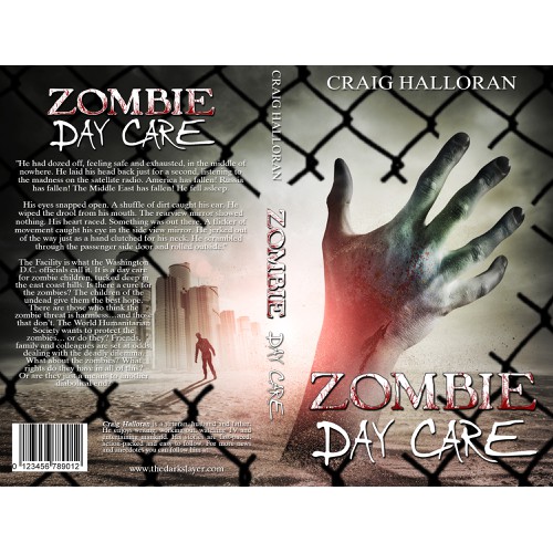 Zombie Book Cover Design - Full Pro Cover