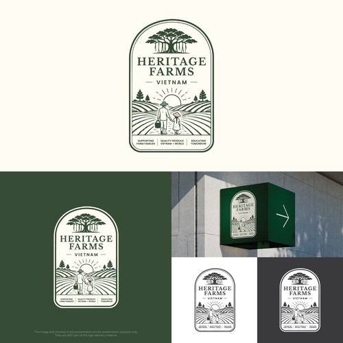 Logo design for Vietnam Farm Brand
